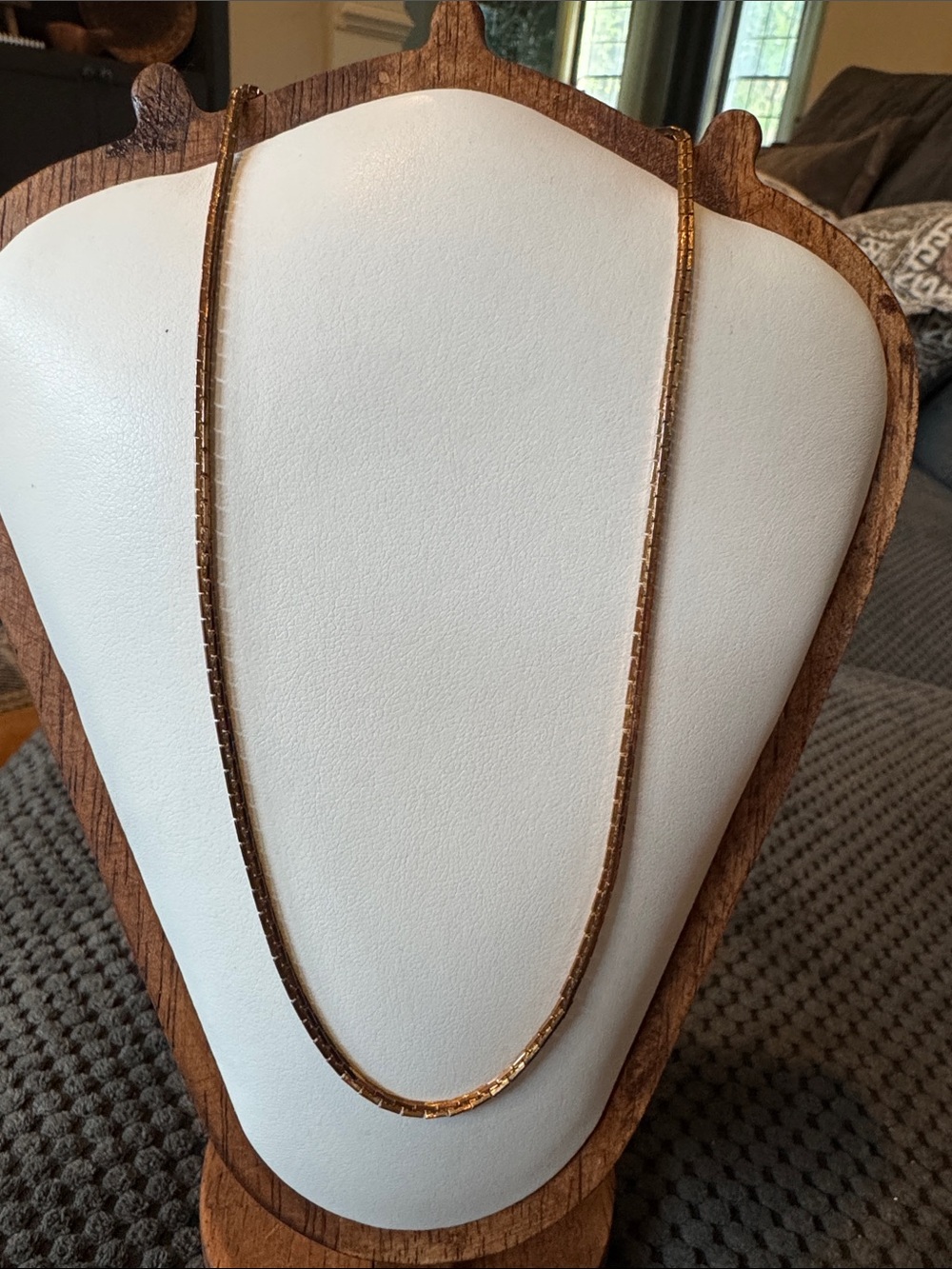 Vintage Korea Gold-Tone Women's Snake Chain Necklace